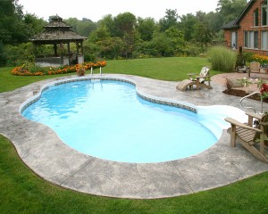 Inground pool with large gazebo