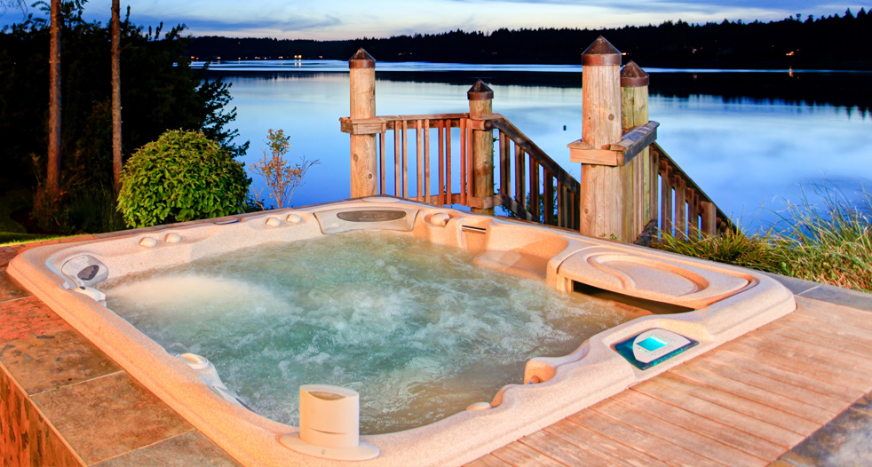 Featured hot tub