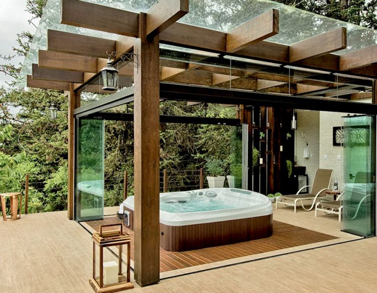 15 Stunning Hot Tub Landscaping Ideas Buds Pools 2125